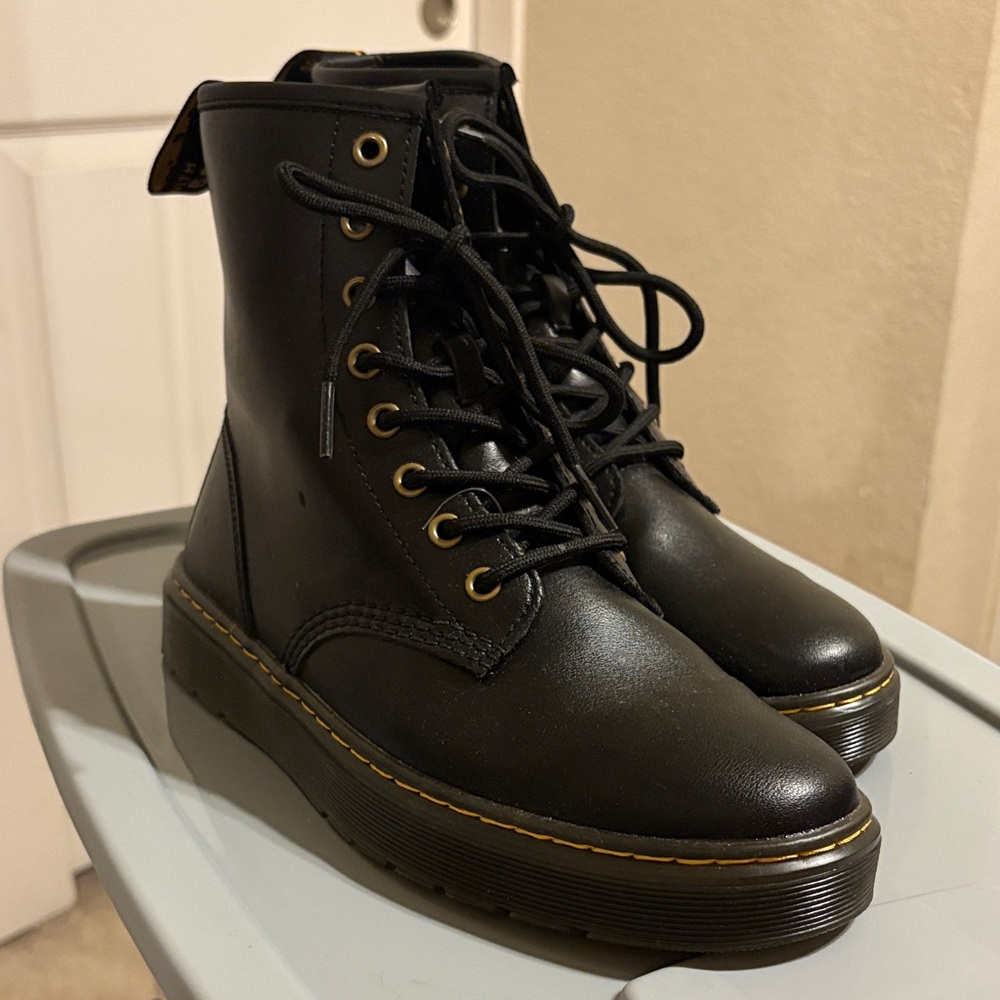 Dr. Martens Black Combat Boots
